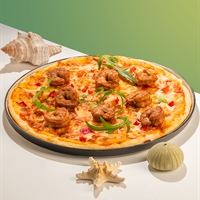 پیتزا سیر و میگو